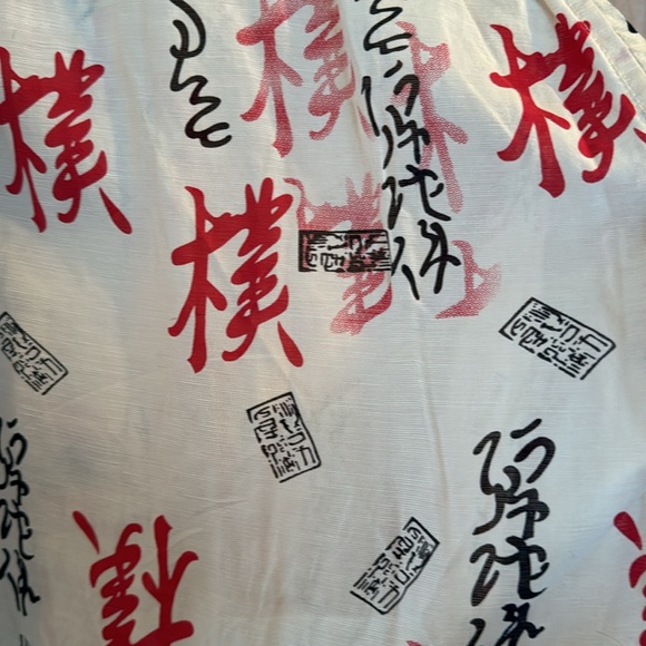 CHICOS silk/linen button down Japanese size 3 / L - Picture 3 of 4